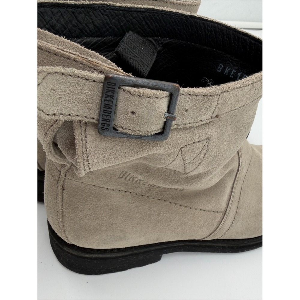 Bikkemburg Stone Suede Ankle Boots with Buckle size 38/7 - Picture 9 of 11